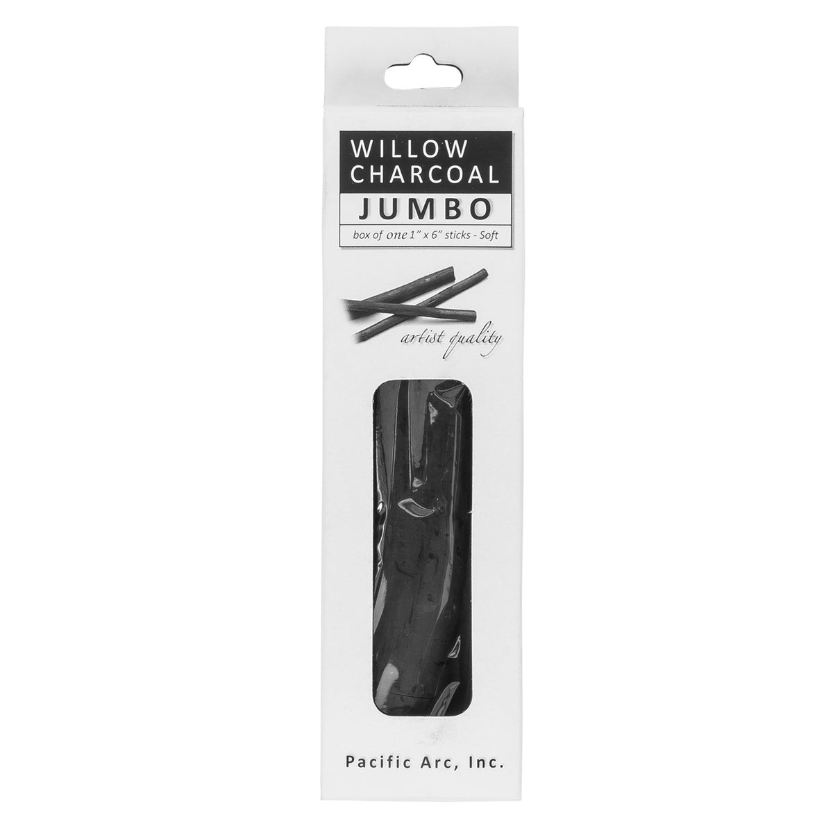 WILLOW CHARCOAL SOFT  1&quot;  STICK 1/BX