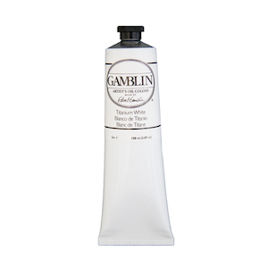 GAMBLIN ARTIST'S OIL COLOR TITANIUM WHITE 150ml