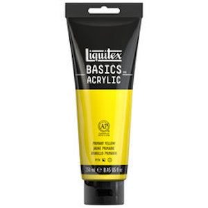 BASICS 250ml TUBE PRIMARY YELLOW - GATEWAY