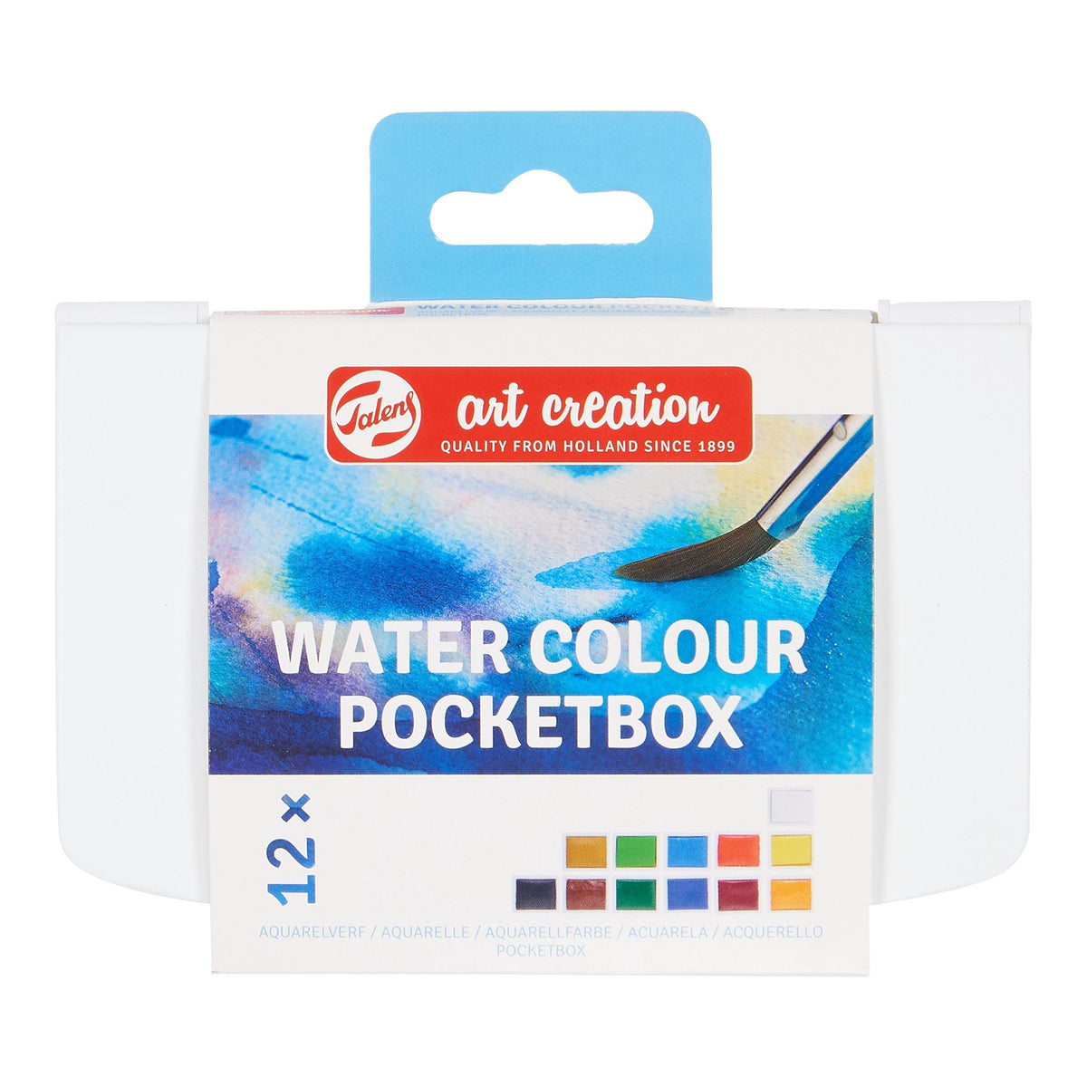 TALENS ART CREATION WATERCOLOUR POCKETBOX 12 PAN