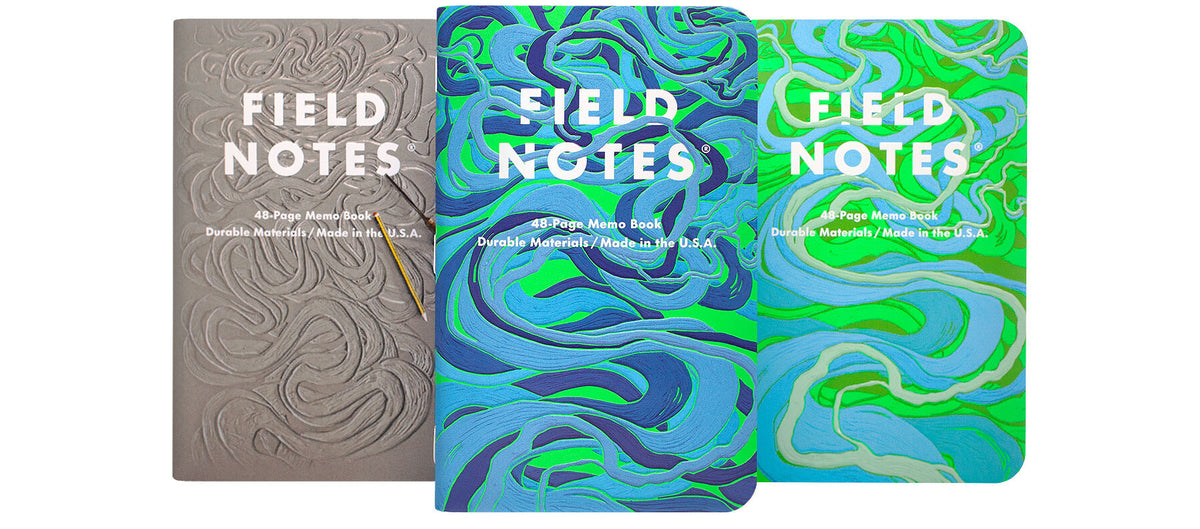 FIELD NOTES - IS A RIVER ALIVE? 3 PACKS  *LIMITED EDITION*