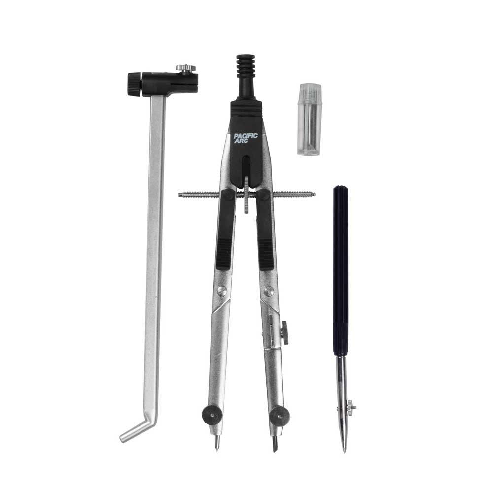 PRO SERIES JET BOW COMPASS.  DOUBLE BREAK LEG W/RULING PEN &amp; EXTENSION BAR