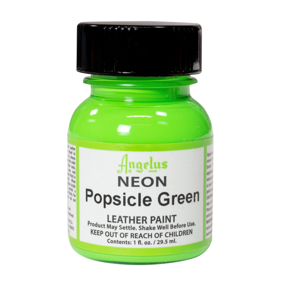 LEATHER PAINT 1oz  NEON POPSICLE GREEN