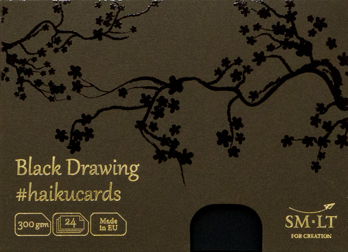 BLACK CARDS IN THE BOX (HAIKU CARDS) 147 X 106MM