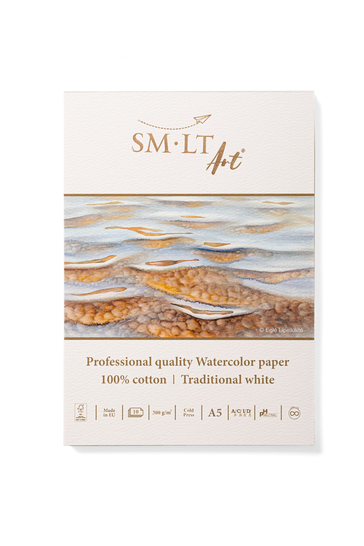 WATERCOLOR PAD 100% COTTON - 5.8 X 8.3IN (A5)