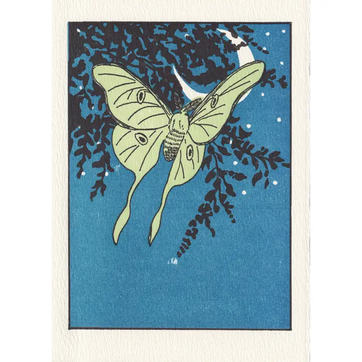 SATURN PRESS CARD - LUNA