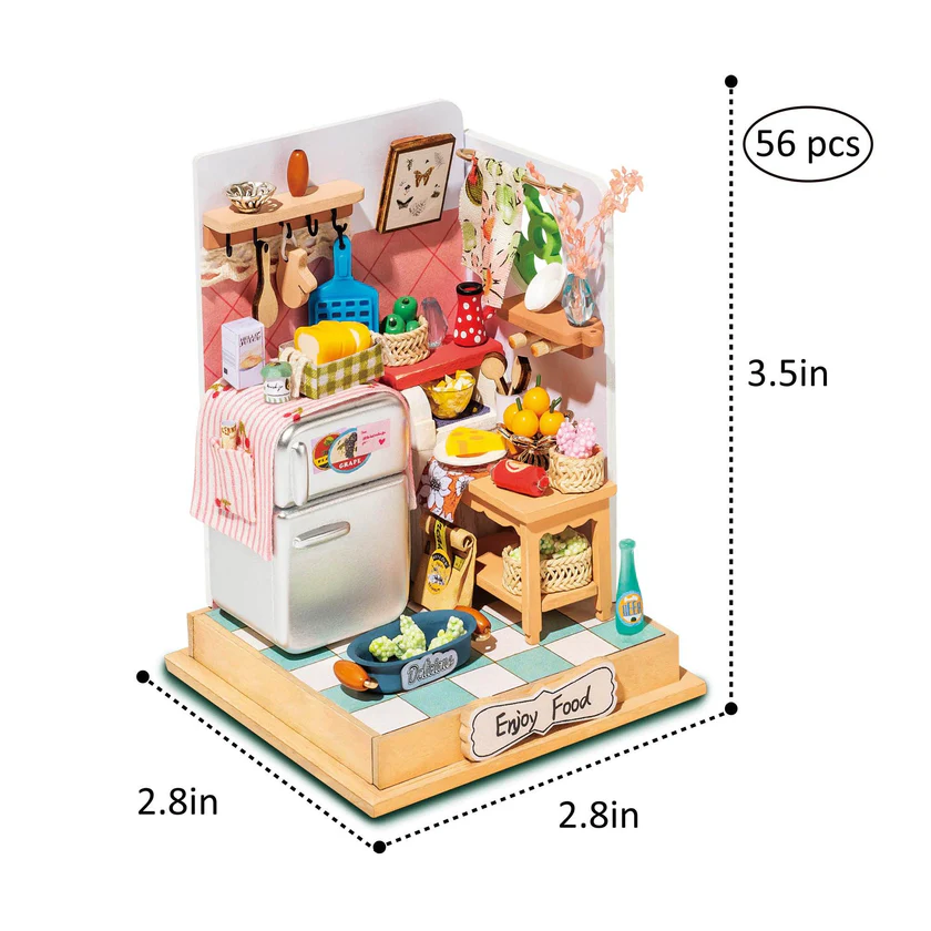 DIY MINIATURE HOUSE KIT -  TASTE LIFE KITCHEN
