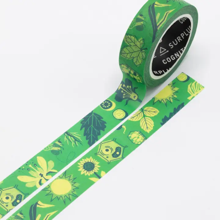 SCIENCES WASHI TAPE - RETRO BOTANY
