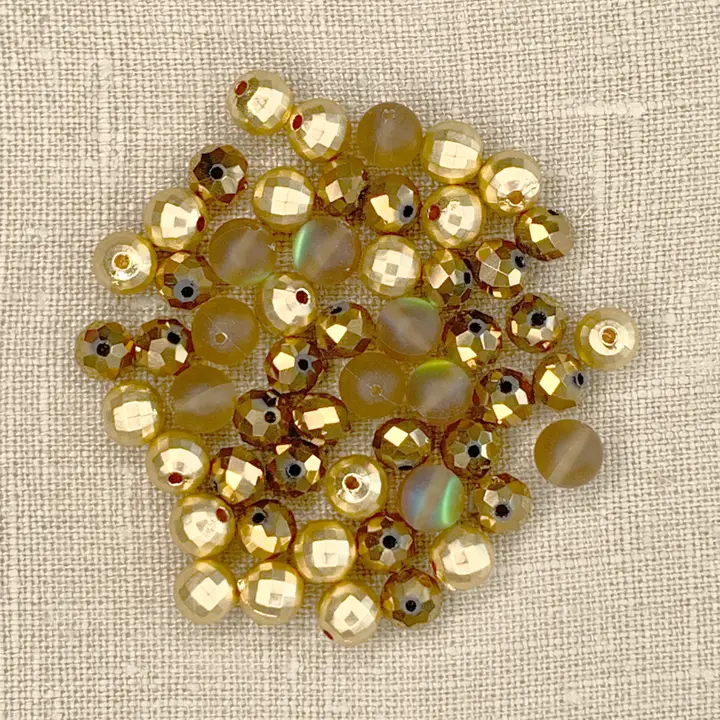 BEAD 55-PACK - GOLD, METALLIC BRONZE AND TRANSLUCENT