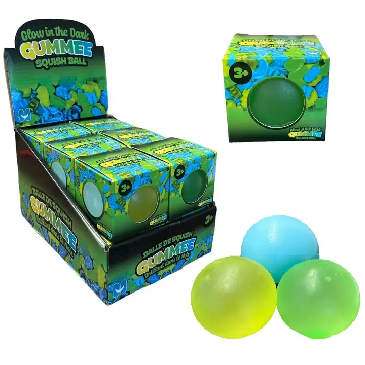 GLOW IN THE DARK GUMMEE SQUISH BALL