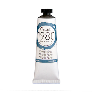 GAMBLIN 1980 OIL COLOR PAYNE'S GREY 37ml
