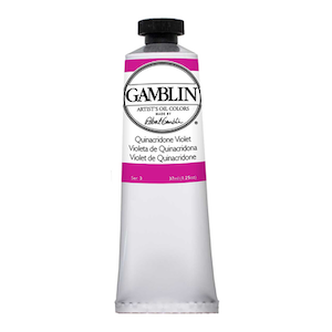 GAMBLIN ARTIST'S OIL COLOR QUINACRIDONE VIOLET 37ml