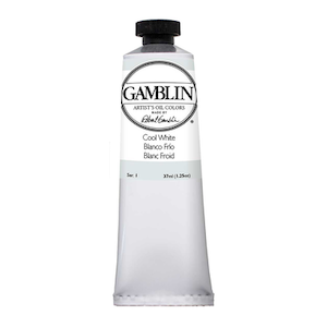 GAMBLIN ARTIST'S OIL COLOR COOL WHITE 37ml