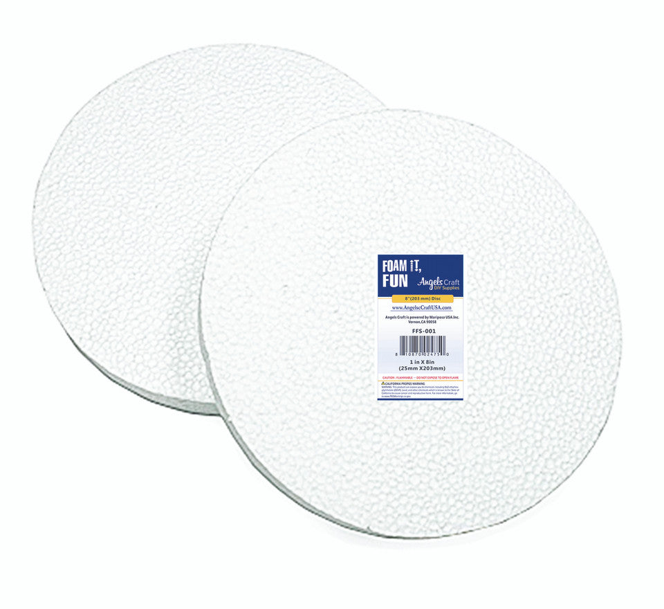 STYROFOAM DISC  - 8" X 1"