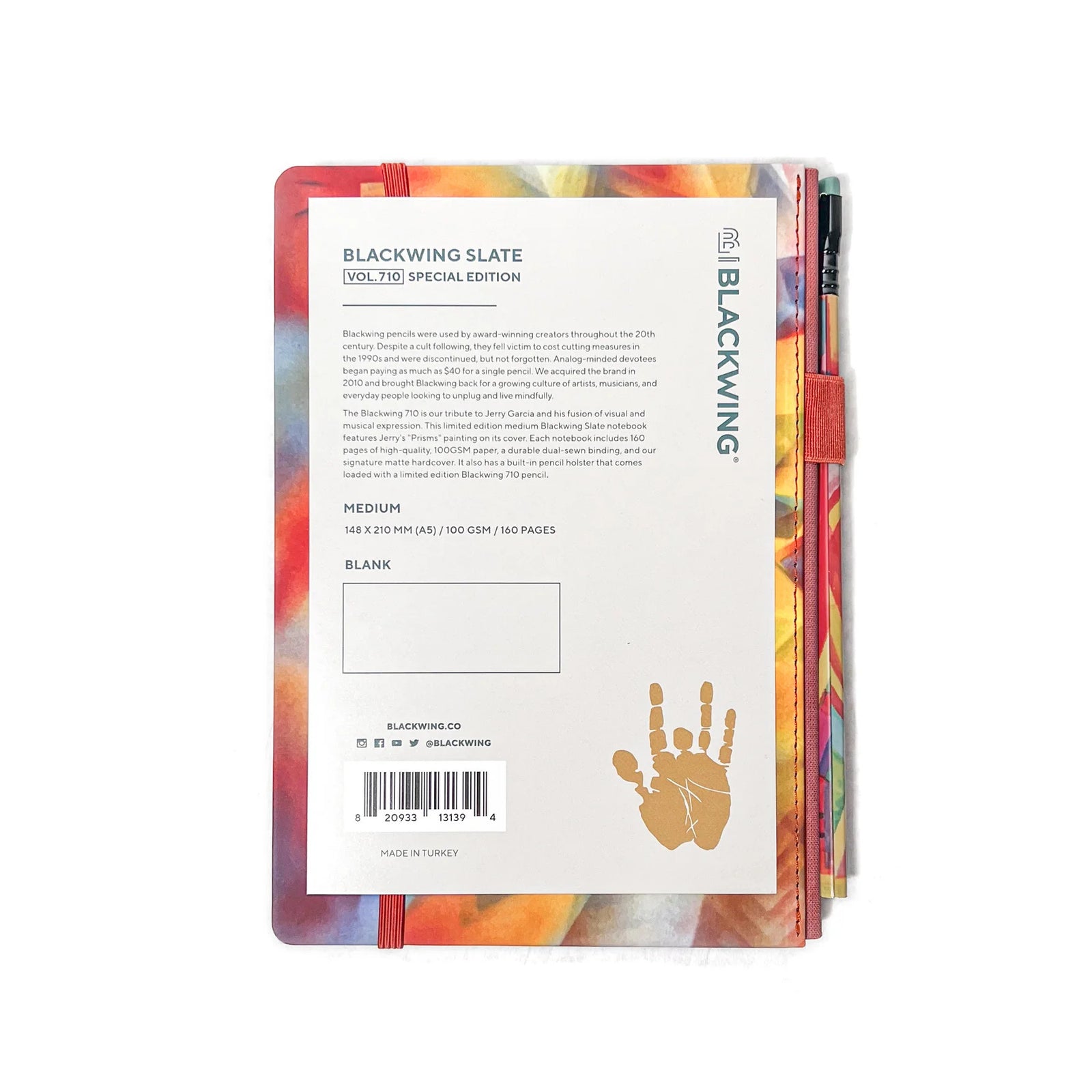 BLACKWING VOLUME 710 SLATE NOTEBOOK - JERRY GARCIA