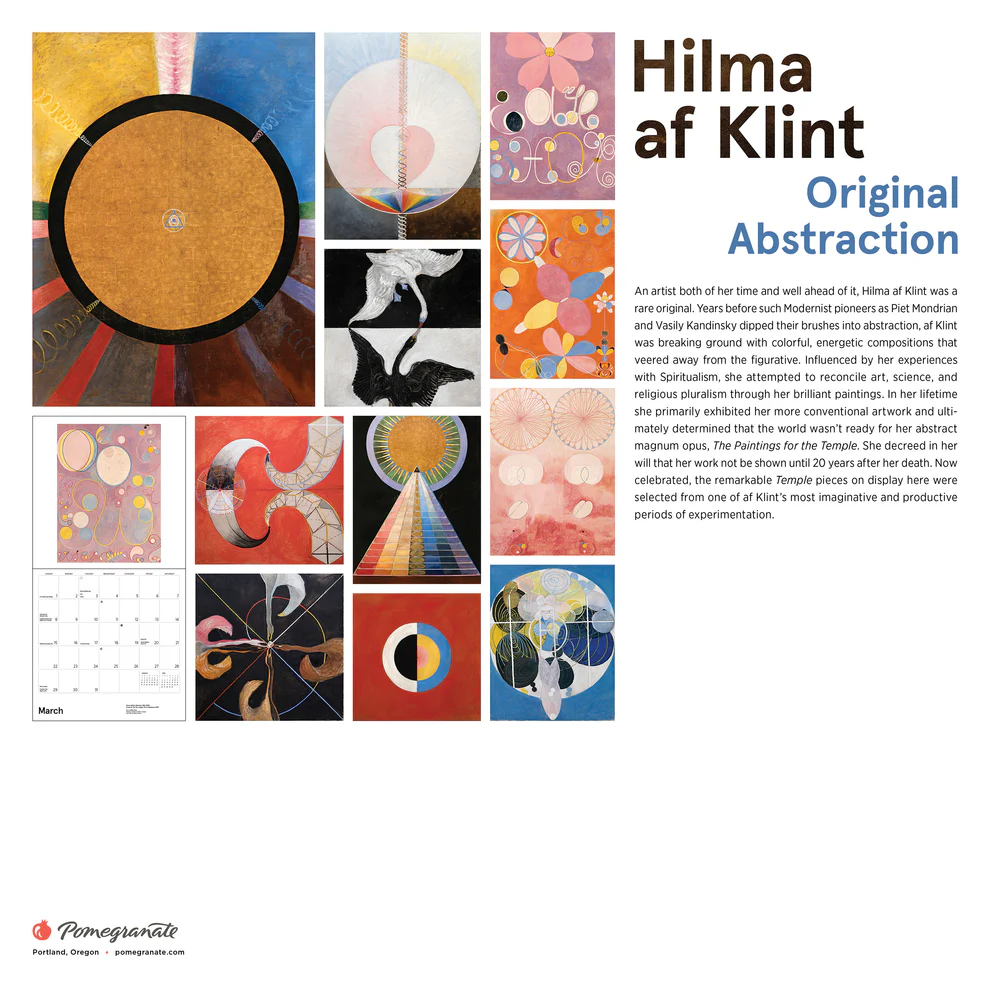WALL CALENDAR 2026 - HILMA AF KLINT
