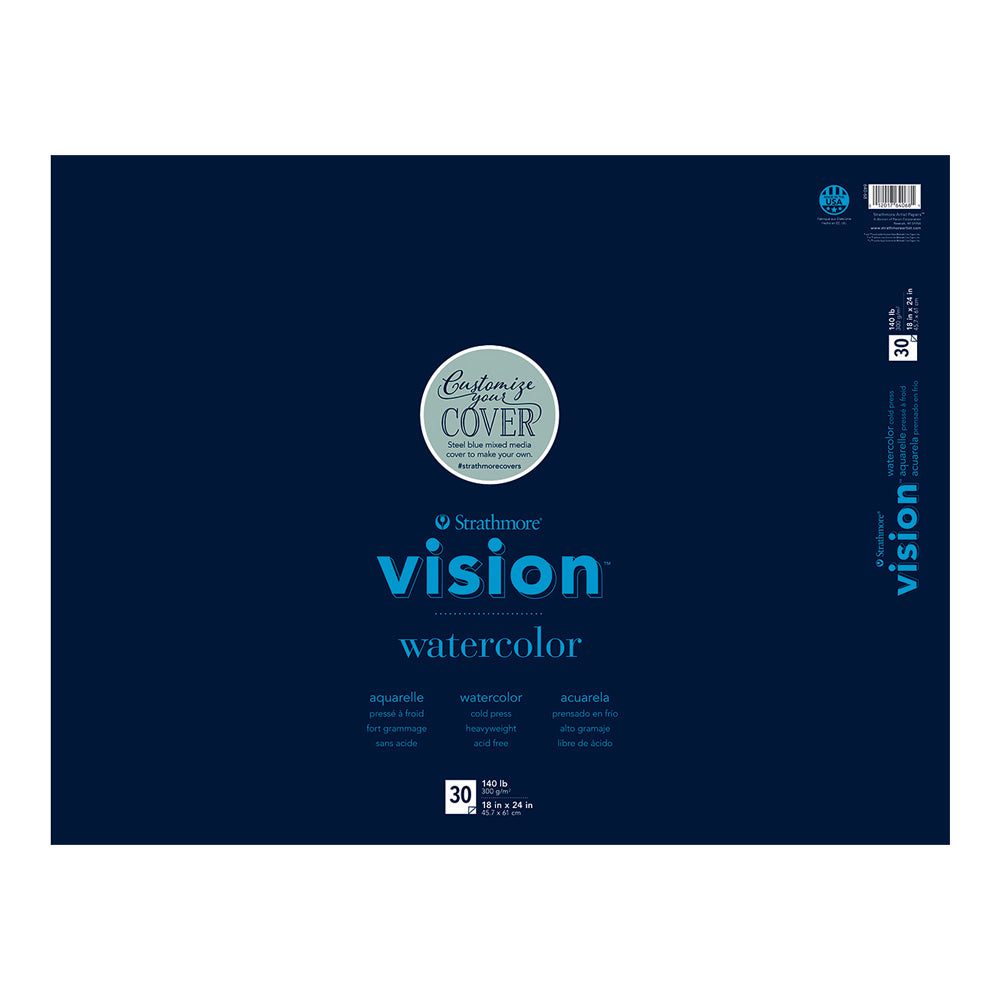 VISION WATERCOLOR PAD #140 18x24