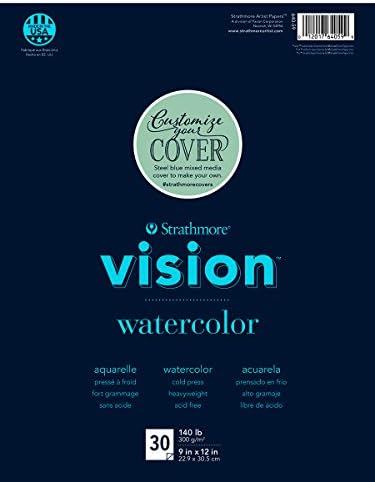 VISION WATERCOLOR PAD #140 9x12