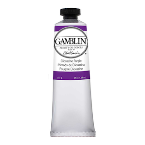 GAMBLIN ARTIST'S OIL COLOR DIOXAZINE PURPLE 37ml