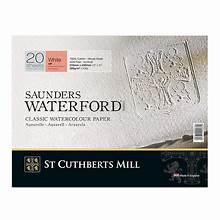 WATERFORD WATERCOLOR HOT-PRESSED WHITE 2-DECKLE 300g 22X30