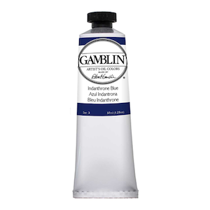 GAMBLIN ARTIST'S OIL COLOR INDANTHRONE BLUE 37ml