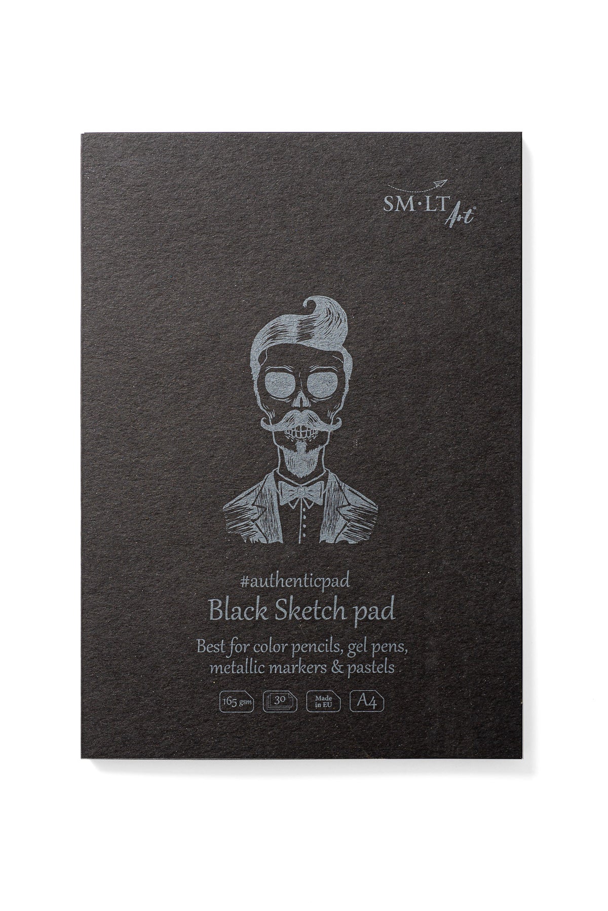 SKETCH PAD - AUTHENTIC BLACK - A4 (SPIRAL TOP)