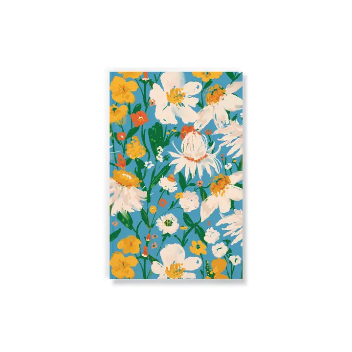 LAYFLAT JOURNAL NOTEBOOK -BLUE BOUQUET