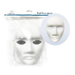 DIY WHITE PAPER MASK - FULL FACE 8.7" X 6.89"