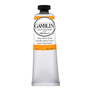 GAMBLIN ARTIST'S OIL COLOR HANSA YELLOW DEEP 37ml