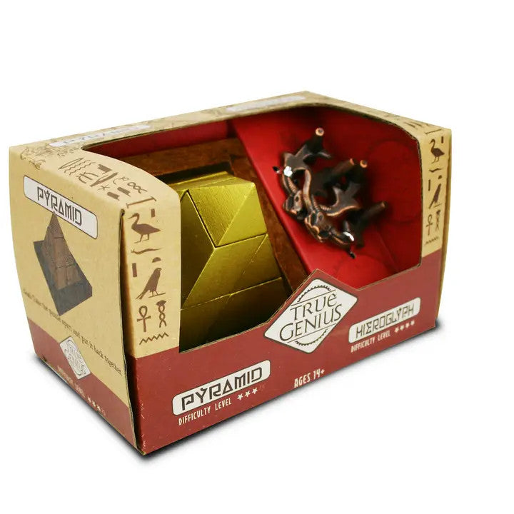 TRUE GENIUS PYRAMID AND HIEROGLYPH