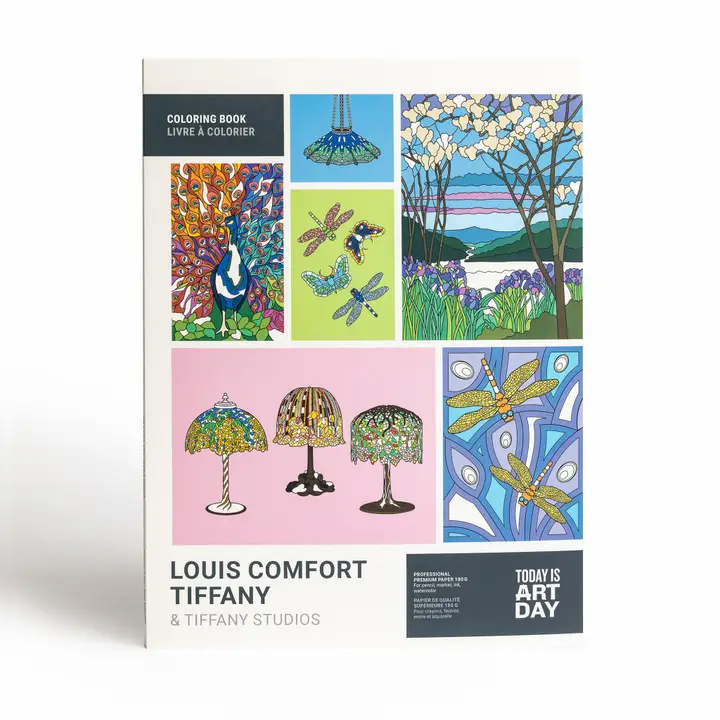 COLORING BOOK - LOUIS COMFORT TIFFANY