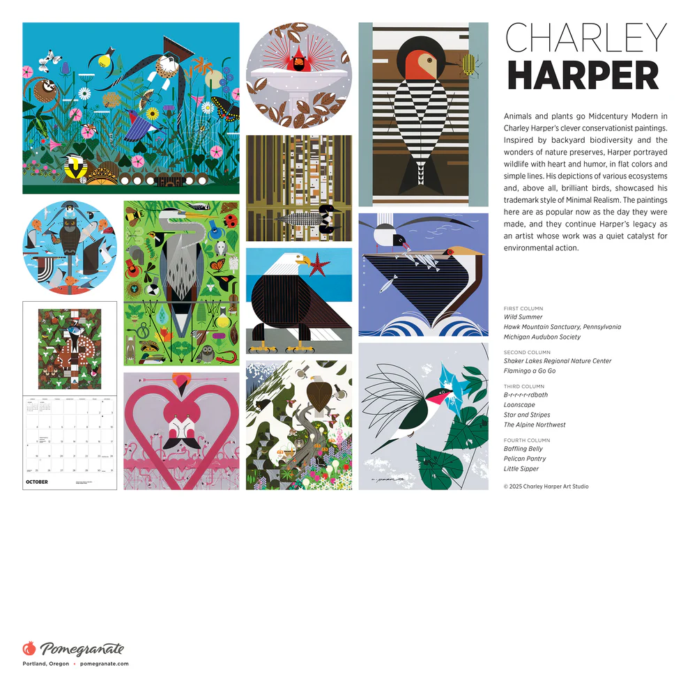 WALL CALENDAR 2026 - CHARLEY HARPER