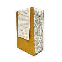 LIASSE SOFT COVER BOOK 4.7X7.1 SOLID GOLD