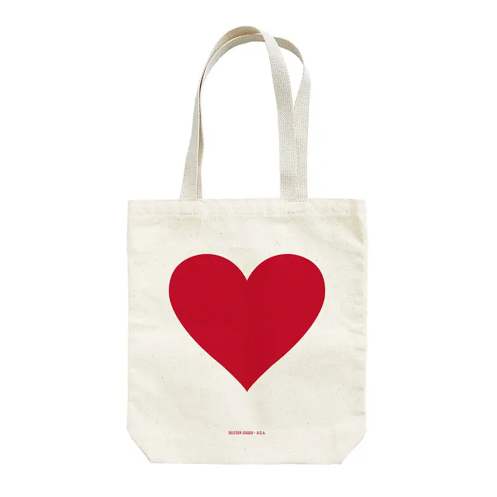 BOOK TOTES - HEART