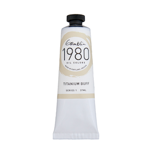 GAMBLIN 1980 OIL COLOR TITANIUM BUFF 37ml