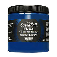 FLEX SCREEN PRINTING FABRIC INK 8oz MINERAL BLUE