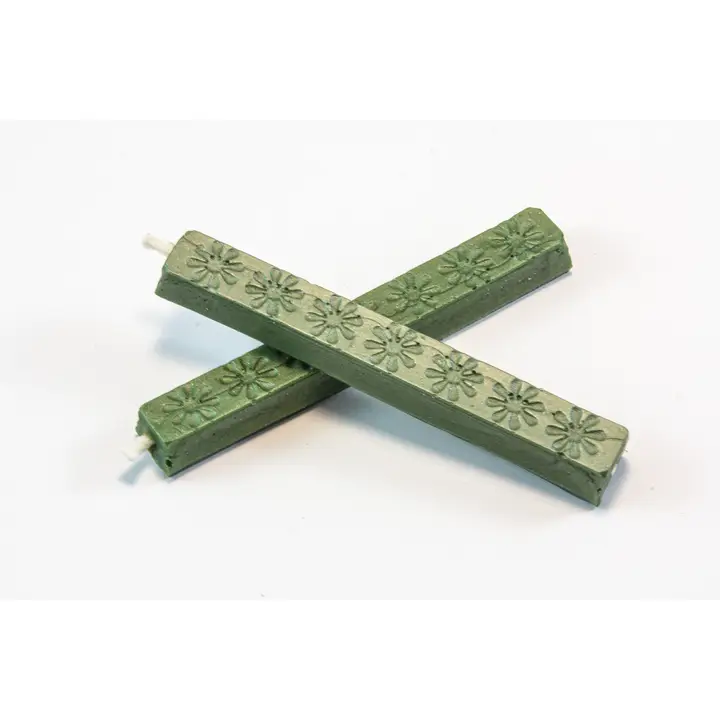 LONG WAX STICK HOLIDAY GREEN