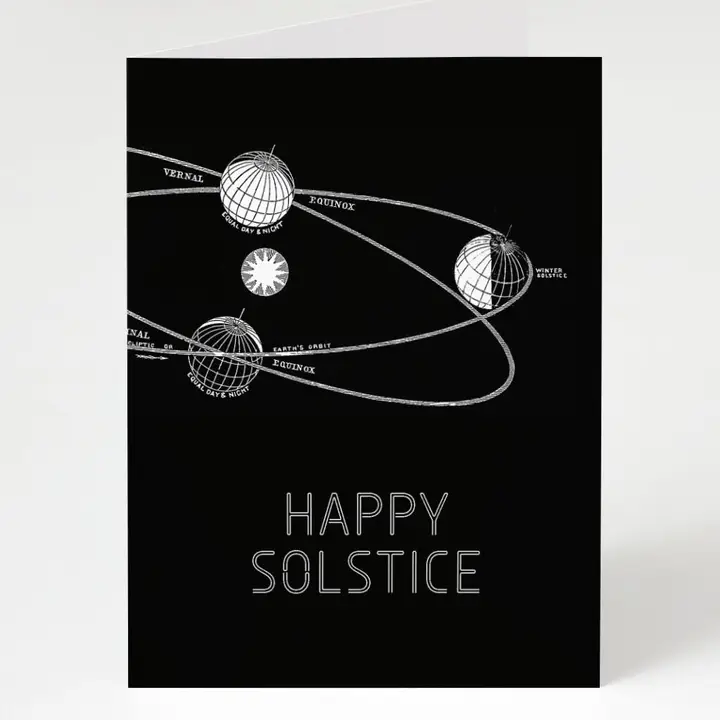 COGNITIVE SURPLUS CARD - ASTRONOMY  HAPPY SOLSTICE