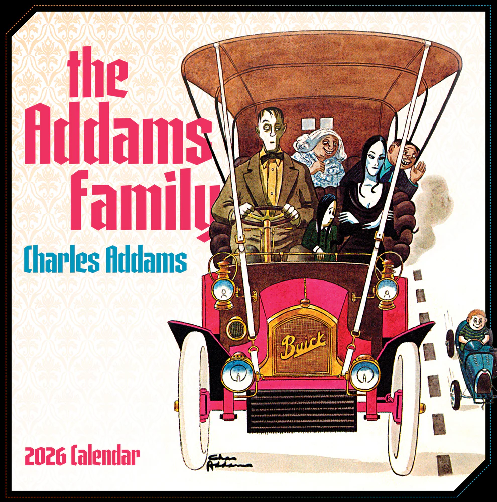 WALL CALENDAR 2026 - THE ADDAMS FAMILY