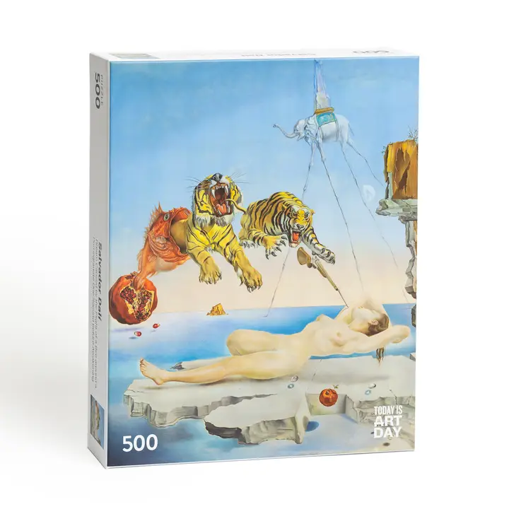 500 PIECE PUZZLE  ART DAY - SALVADOR DALI - FLIGHT OF A BEE