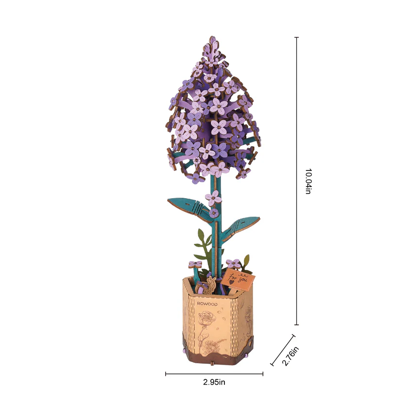 WOODEN BLOOM CRAFT - LILAC