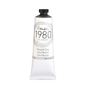 GAMBLIN 1980 OIL COLOR NEUTRAL GREY 37ml