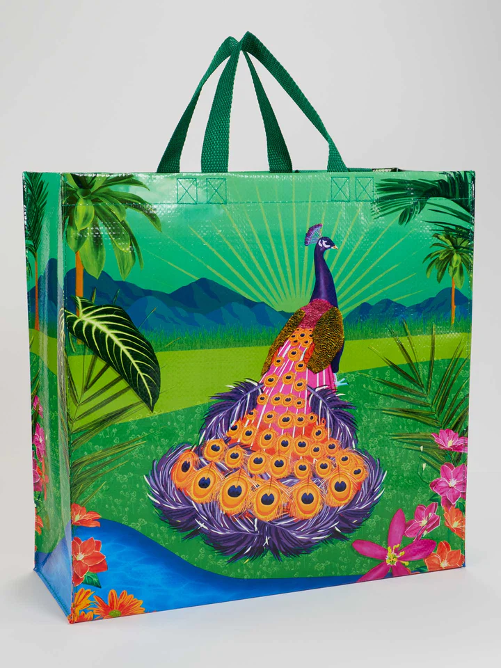SHOPPER BAG - PEACOCK PARADISE