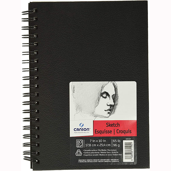 CANSON WIRBOUND 90 SHEET SKETCH PAD 7X10