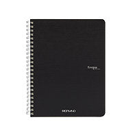 ECOQUA ORIGINAL SPIRAL-BOUND A5 LINE BLACK