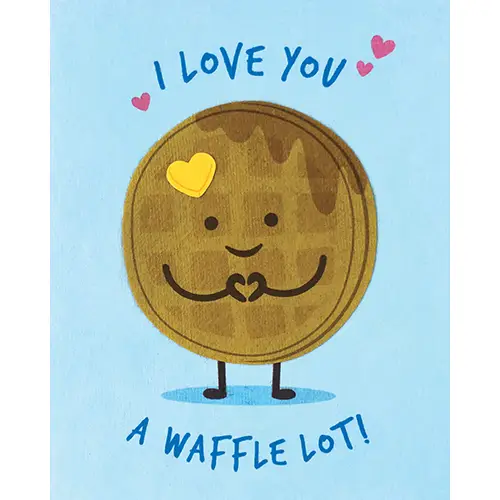 ECO CARD WAFFLE LOVE