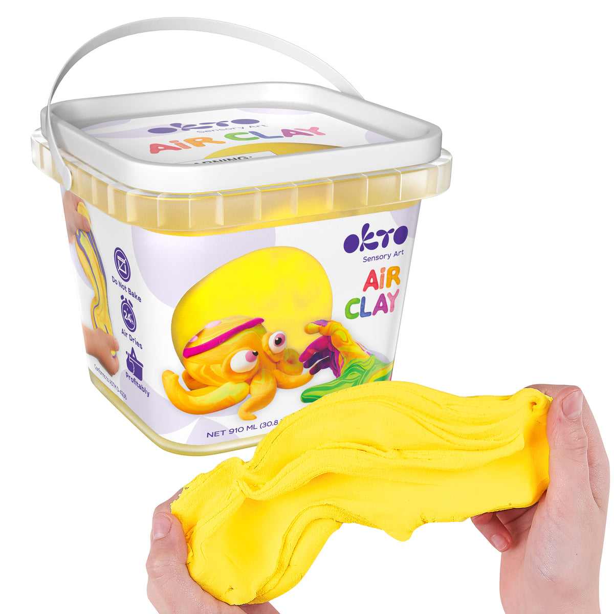 AIR CLAY BUCKET - YELLOW