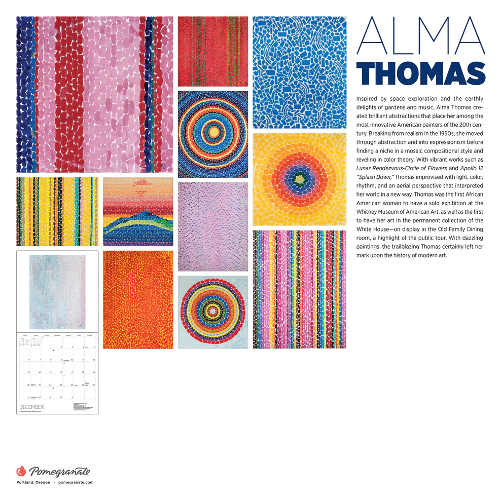 WALL CALENDAR 2026 - ALMA THOMAS