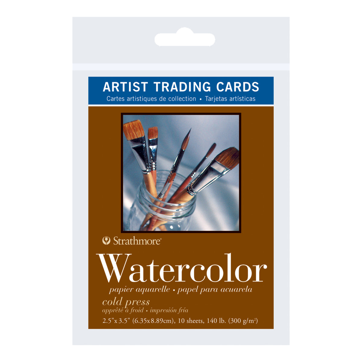 ARTIST TRADING CARD WATERCOLOR 2.5x3.5 10-PACK