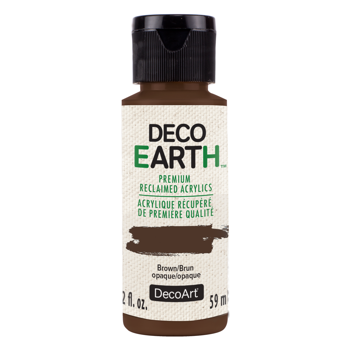 DECOEARTH RECLAIMED ACRYLIC  2OZ  BROWN
